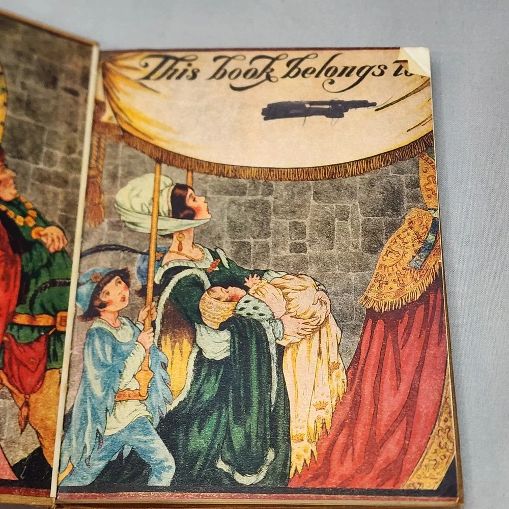 Albert Whitman The Little Lame Prince Tan Antique Illustrated Book 1930 Mulock
